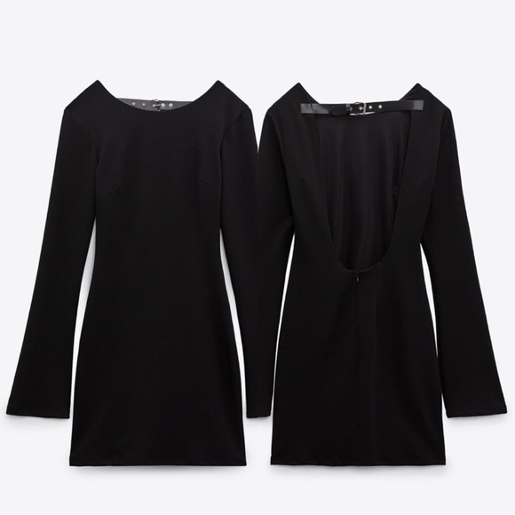 NWT Zara Open Back Dress - Picture 3 of 4